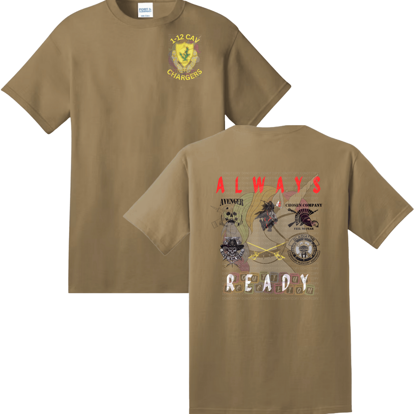 Youth 1-12 Cav Always Ready Tee