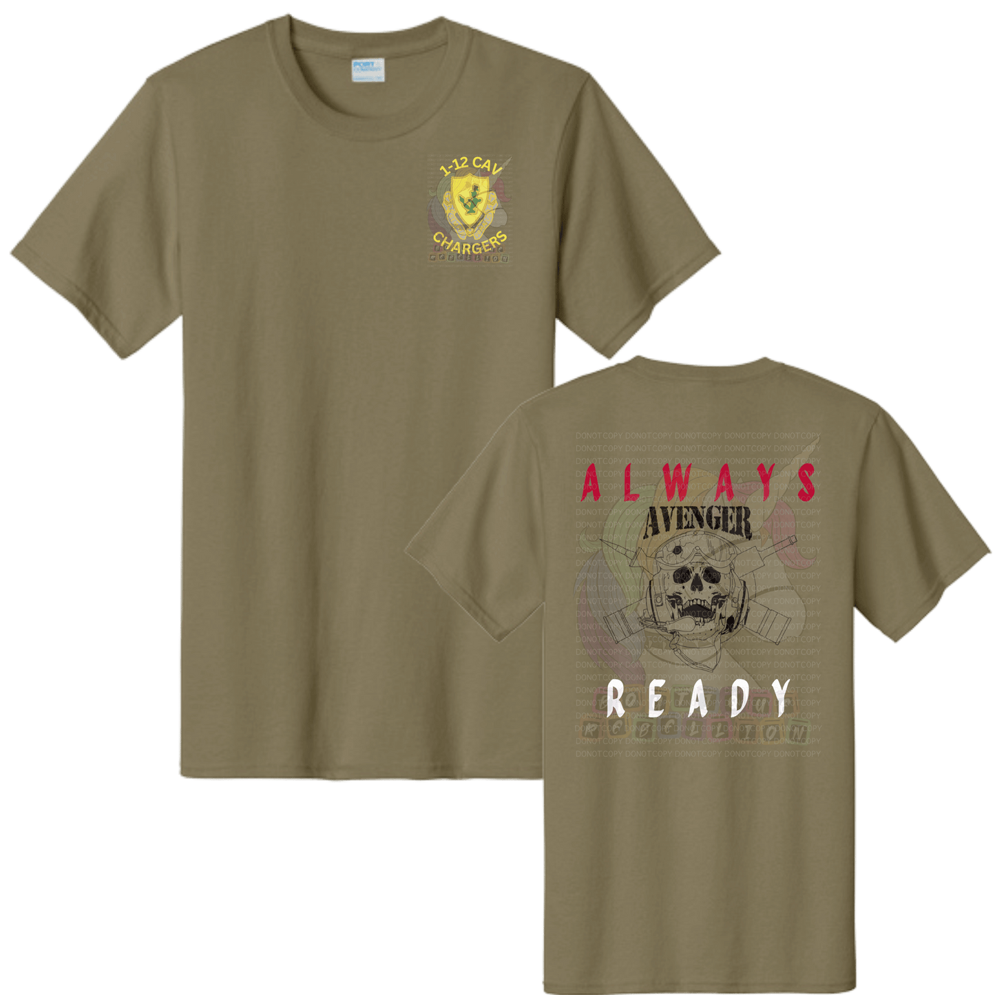 Youth 1-12 Cav Always Ready Avenger - A Company Tee