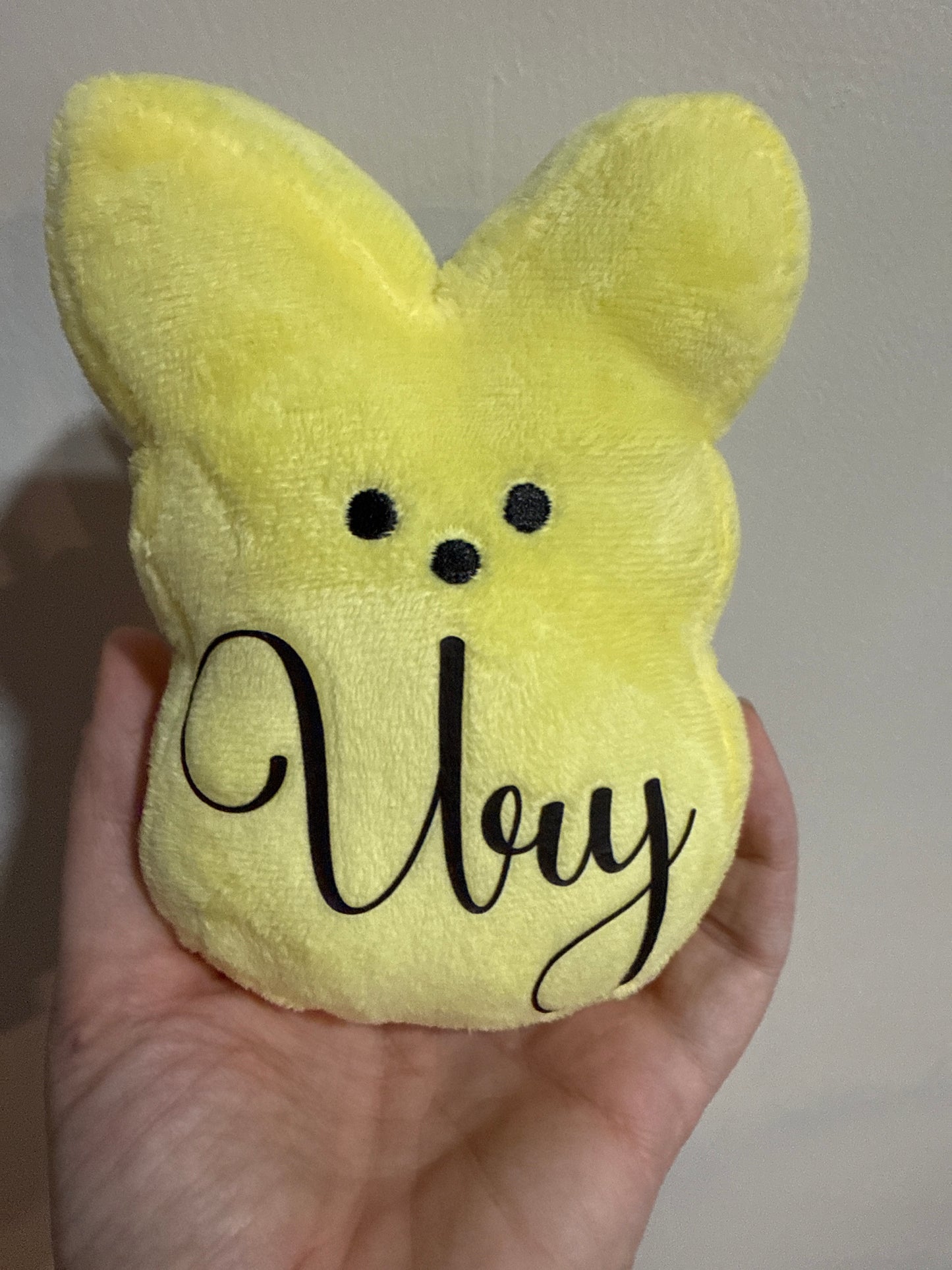 Personalized Mini Stuffed Bunny