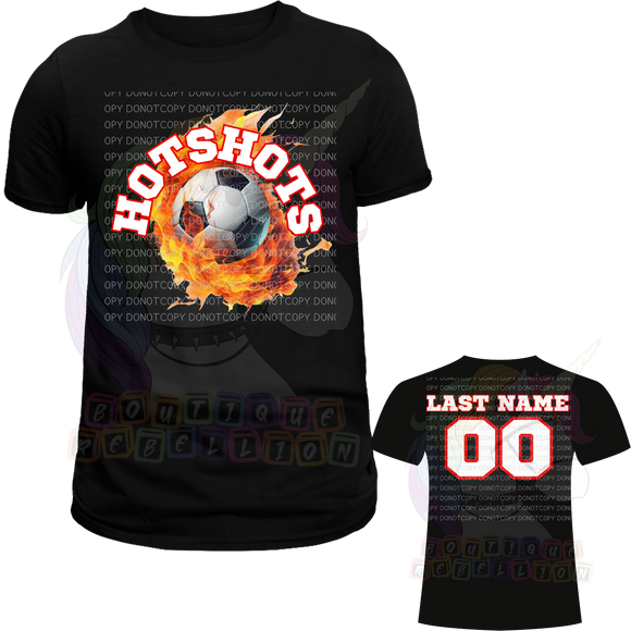Hot Shots Soccer- Adult or Youth Tee