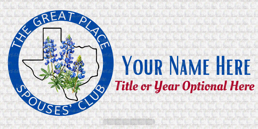 The Great Place Spouses Club Name Tag