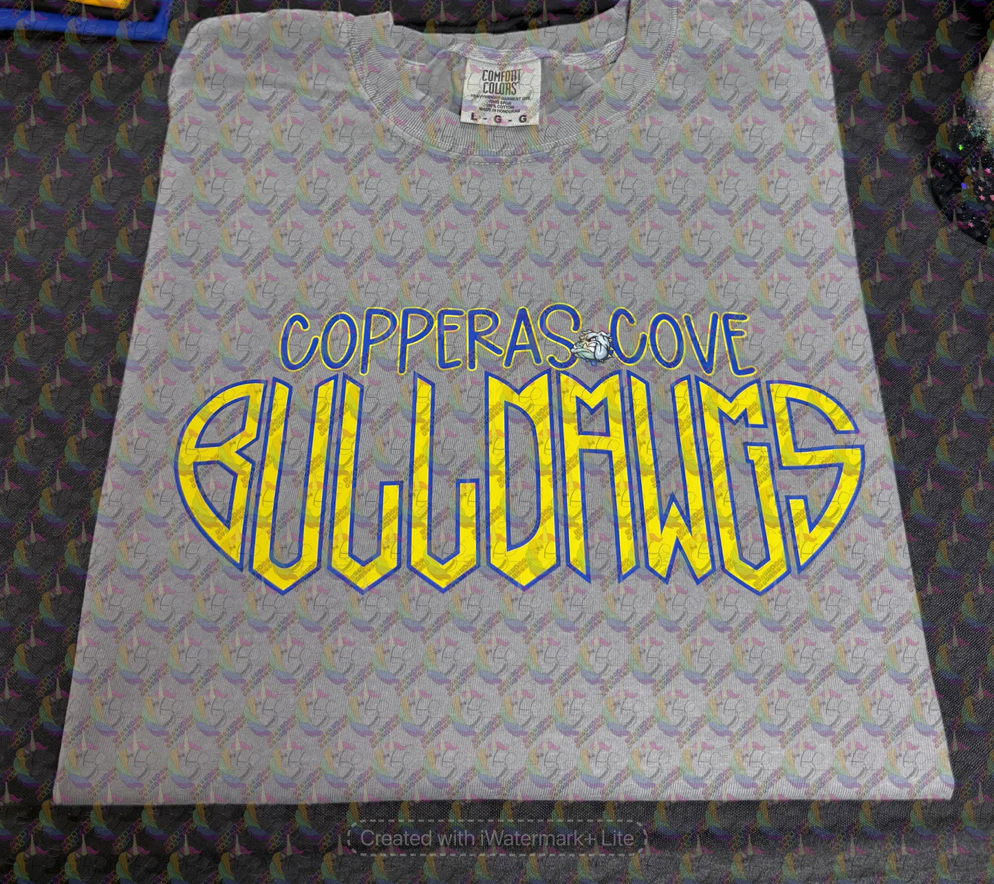 2026-2027 Copperas Cove Bulldawgs Boutique Rebellion Exclusive Design 2 Adult Tee