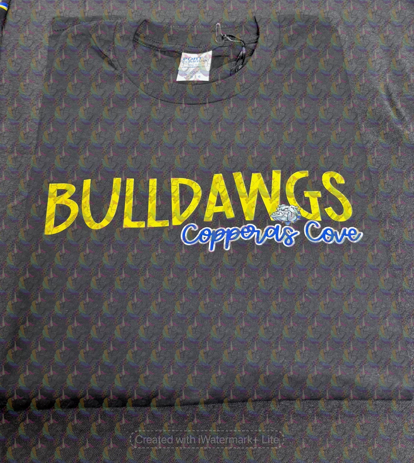 2026-2027 Copperas Cove Bulldawgs Boutique Rebellion Exclusive Design 8 Adult Tee