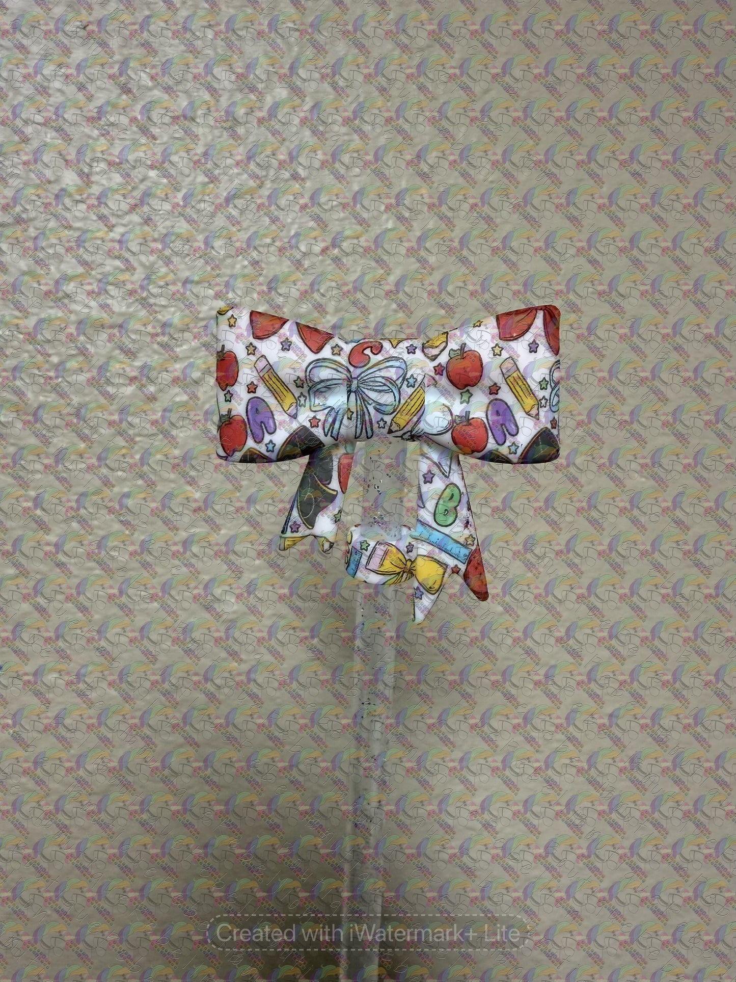 Bow Straw Toppers