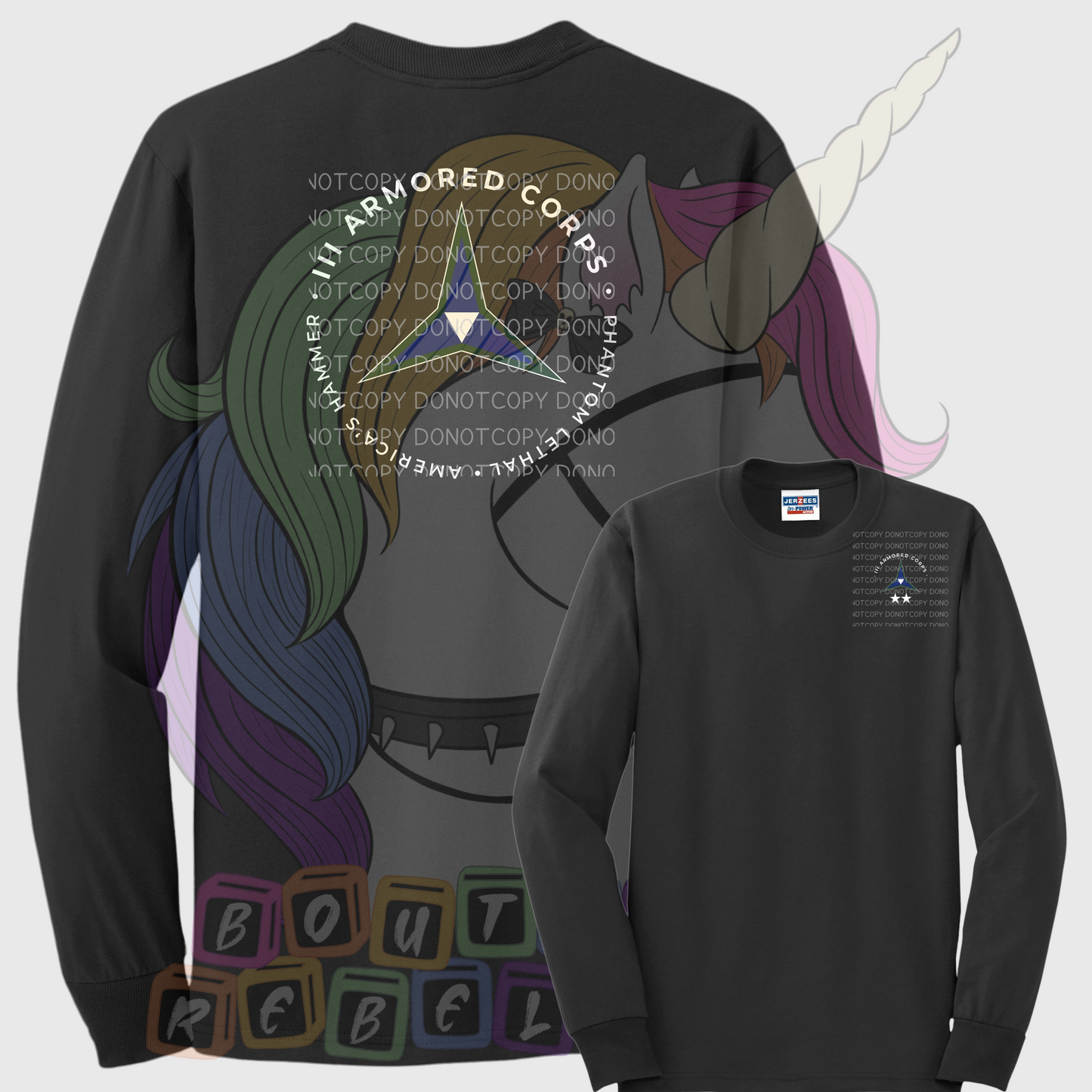 HHBN, III AC PT * COMMAND STAFF * Long Sleeve or Short Sleeve Shirt
