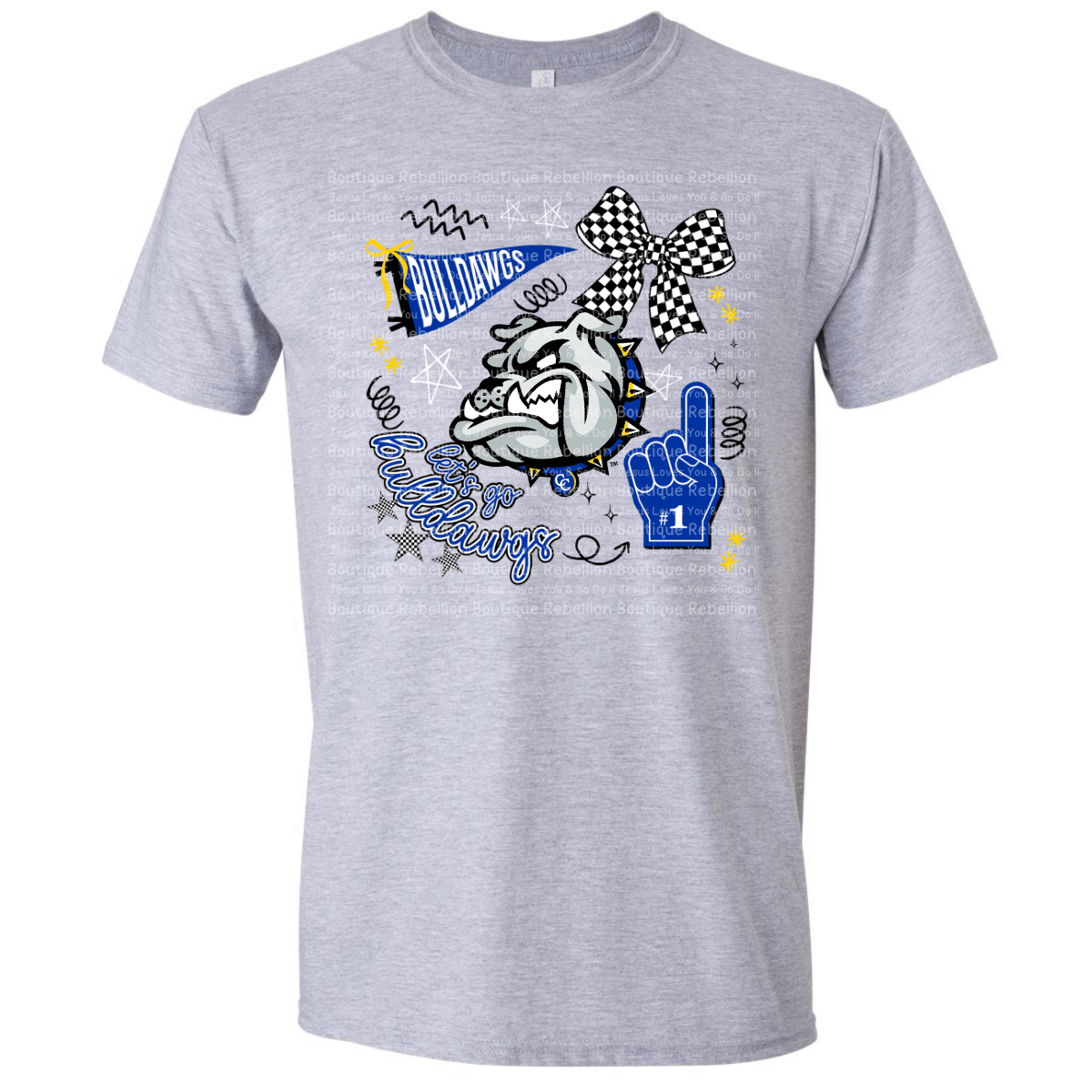 Copperas Cove Bulldawgs Adult Tee