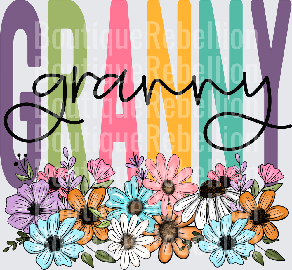 Granny Single DTF Transfer