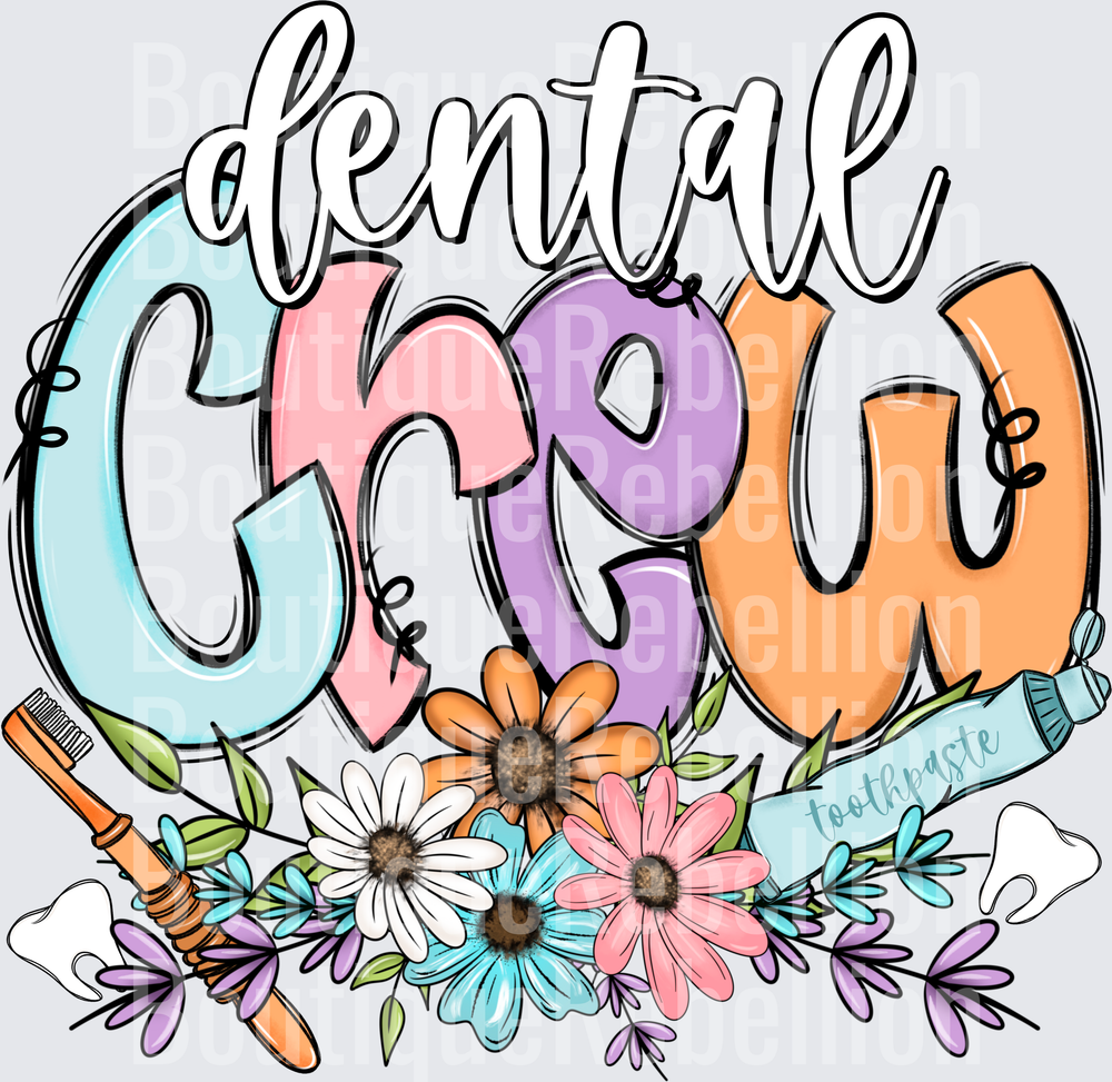 Dental Crew Single DTF Transfer