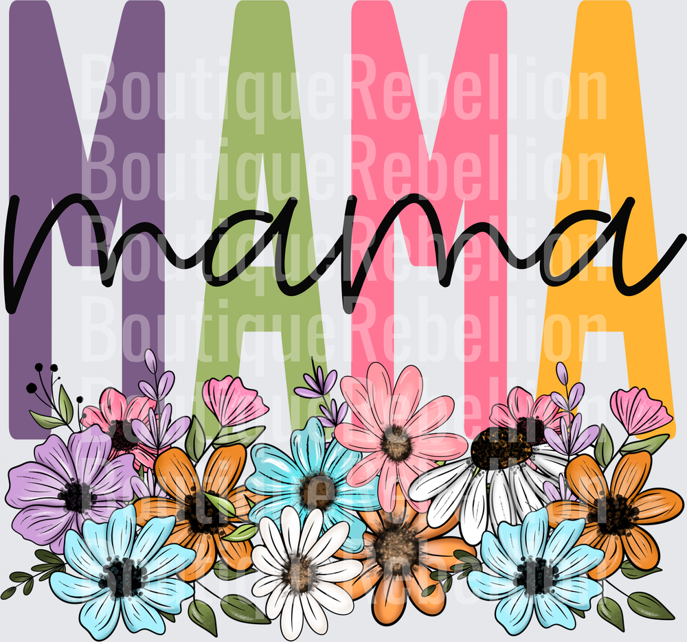 Mama Single DTF Transfer