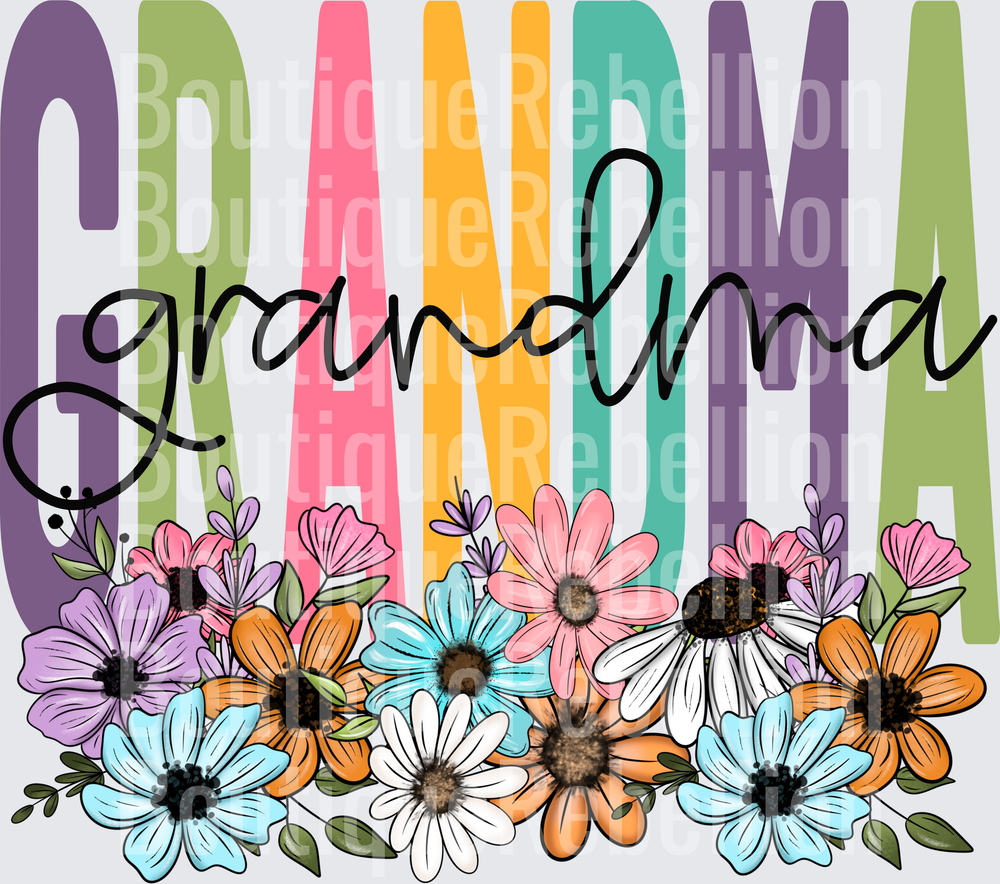 Grandma Single DTF Transfer