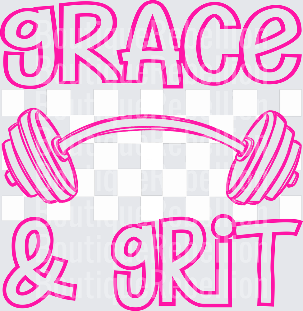 Gracen White Single DTF Transfer