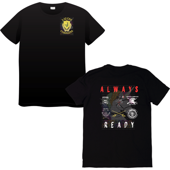 1-12 Cav Always Ready APPROVED PT & UNDERSHIRT