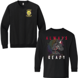 Youth 1-12 Cav Black Horse - B Company Crewneck Sweatshirt or Hoodie