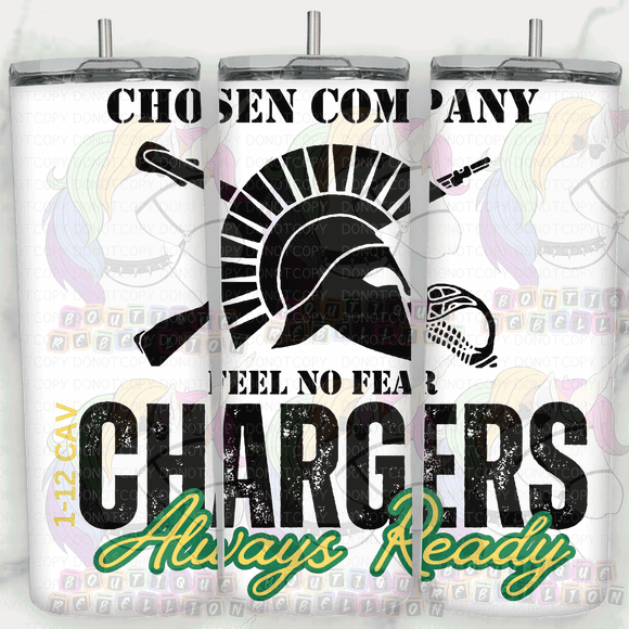 1-12 Cav 20oz Always Ready Chosen - C Company Tumbler