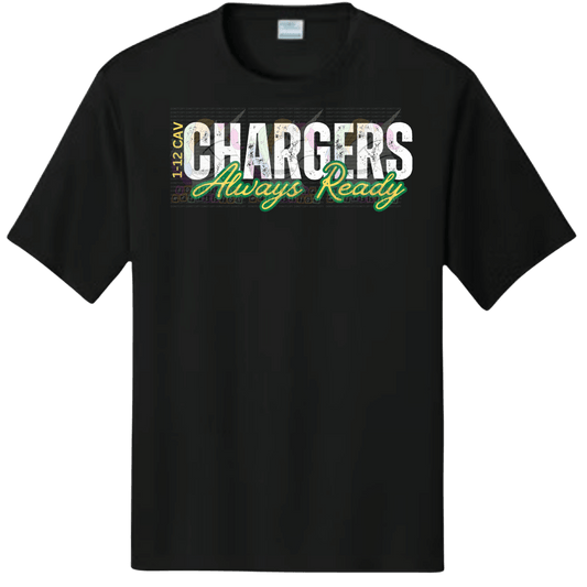 1-12 Cav Chargers Black Tee