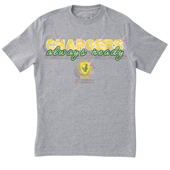 1-12 Cav Chargers Grey Tee