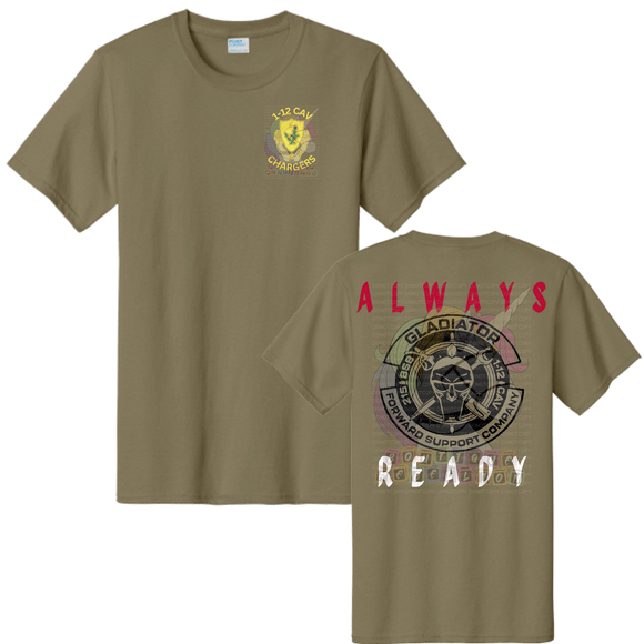 Youth 1-12 Cav Always Ready Gladiator - G Company Tee
