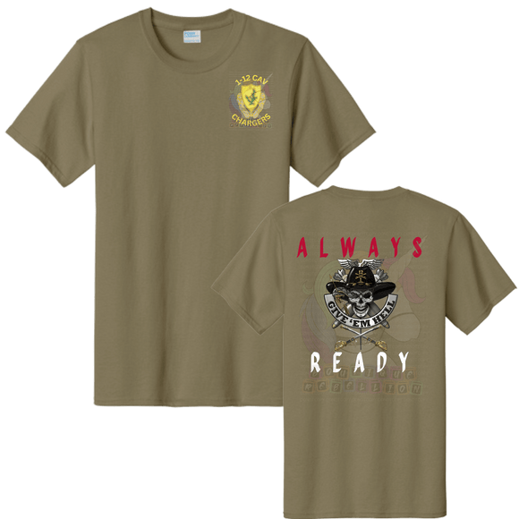 Youth 1-12 Cav Always Ready HHC Tee