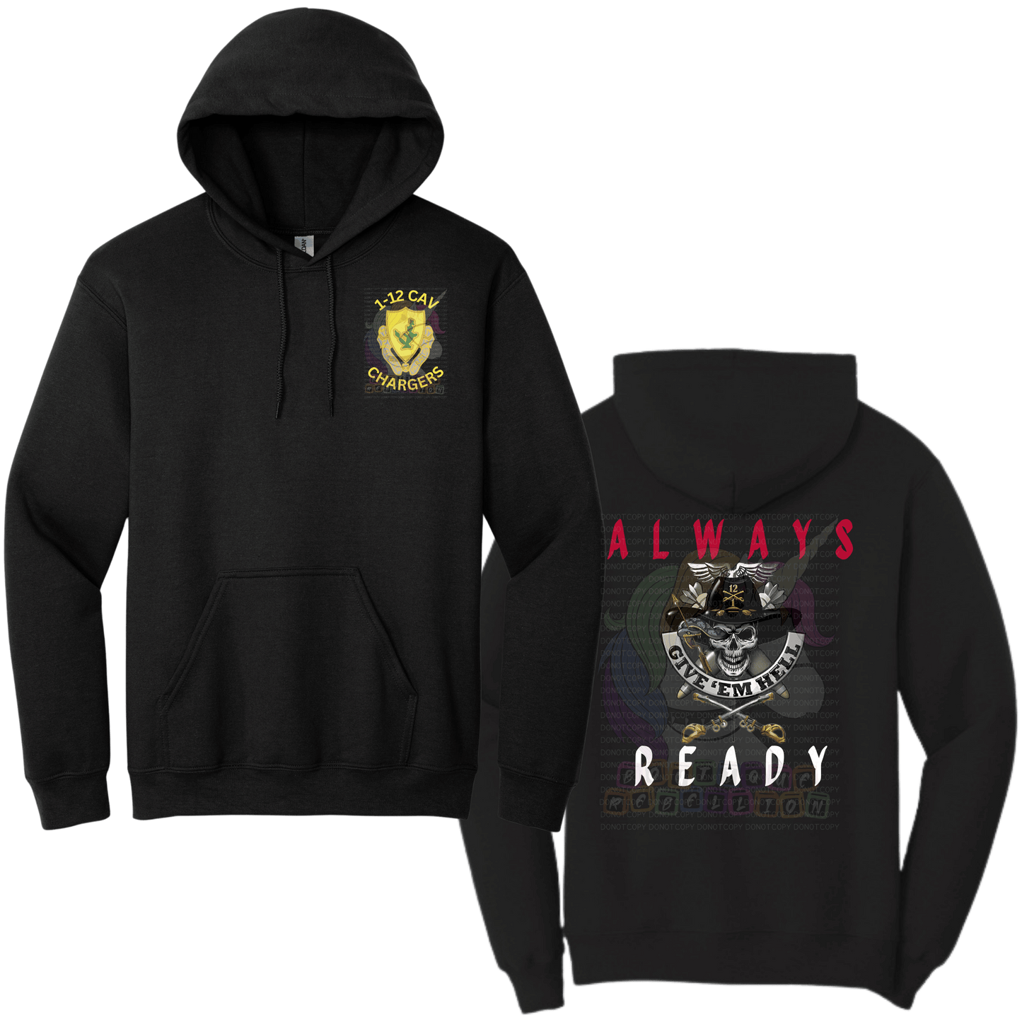 Youth 1-12 Cav HHC Hellraiser Crewneck Sweatshirt or Hoodie