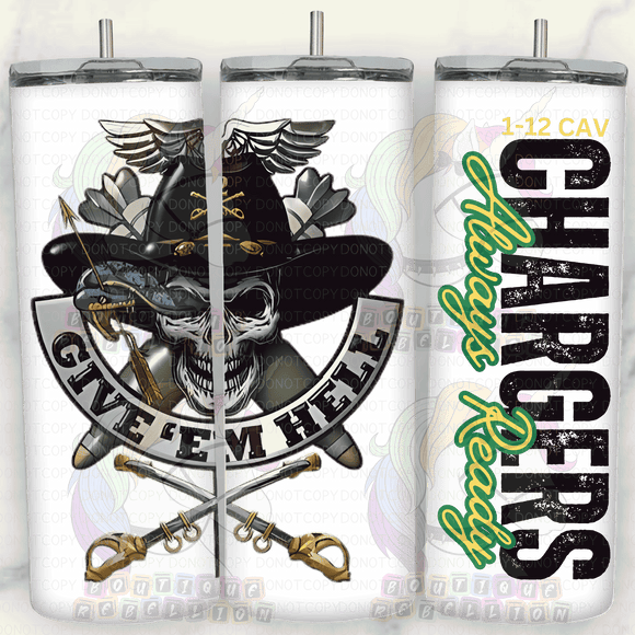 1-12 Cav 20oz Always Ready HHT Hellraiser Tumbler