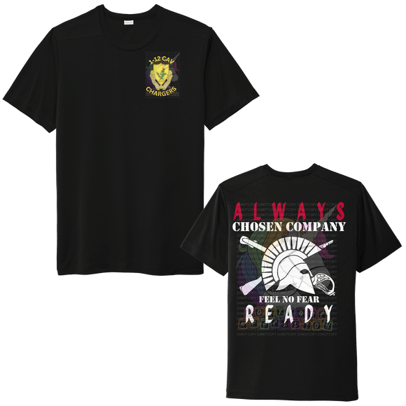 1-12 Cav Always Ready Chosen - C Company Tee