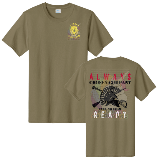 Youth 1-12 Cav Always Ready Chosen - C Company Tee