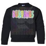 Hettie Halstead Elementary Bulldawgs Polkadots Crewneck Sweatshirt, Long or Short Sleeve Youth Tee