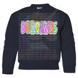 Hettie Halstead Elementary Bulldawgs Polkadots Crewneck Sweatshirt, Long or Short Sleeve Youth Tee