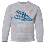 Hettie Halstead Elementary Bulldawgs Pennant Crewneck Sweatshirt, Long or Short Sleeve Youth Tee