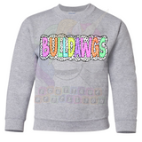 Hettie Halstead Elementary Bulldawgs Polkadots Crewneck Sweatshirt, Long or Short Sleeve Youth Tee