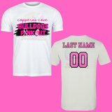 Copperas Cove Bulldogs Pink Out Football Moisture Wicking Youth Tee