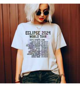 Eclipse 2024 World Tour Direct to Film - DTF  Transfer