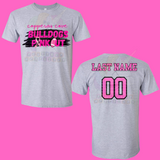 Copperas Cove Bulldogs Pink Out Football Toddler Cotton Tee