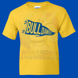 Hettie Halstead Elementary Bulldawgs Pennant Crewneck Sweatshirt, Long or Short Sleeve Youth Tee