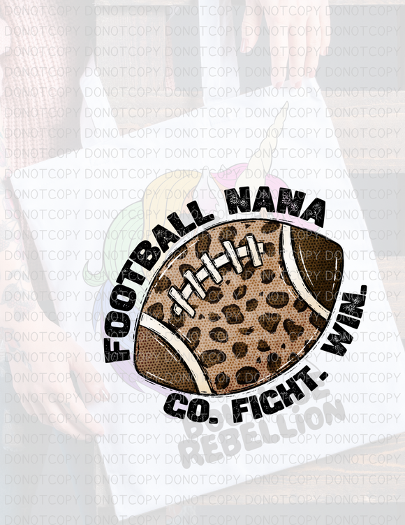 Football Nana Direct to Film - DTF  Transfer