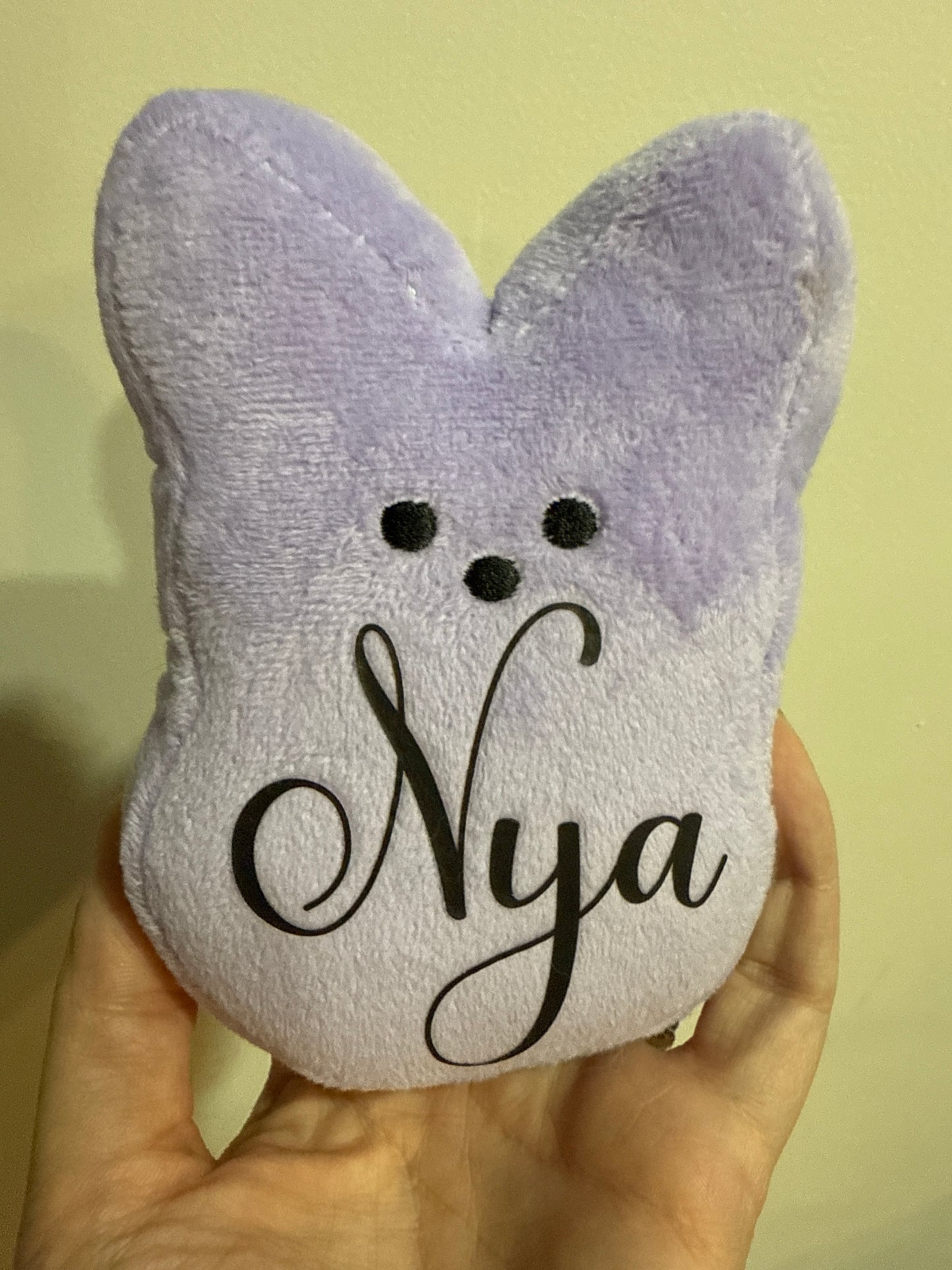 Personalized Mini Stuffed Bunny