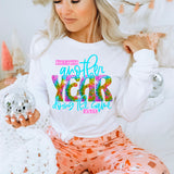 Faux Glitter Don't Spend Another Year Adult Tee, Crewneck Sweatshirt or Hoodie