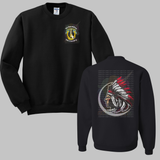 1-7 Cav Apache Black Crewneck Sweatshirt, Long Sleeve or Short Sleeve Shirt