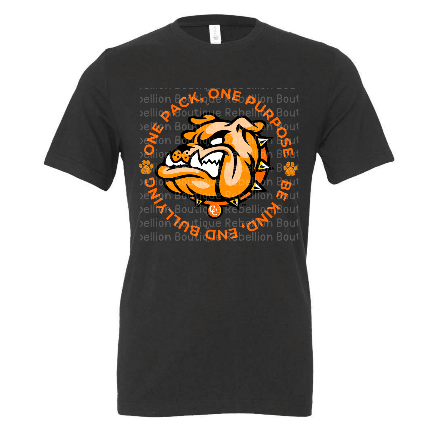 Copperas Cove Bulldawgs Orange Out Be Kind, End Bullying Adult Tee or Youth Tee