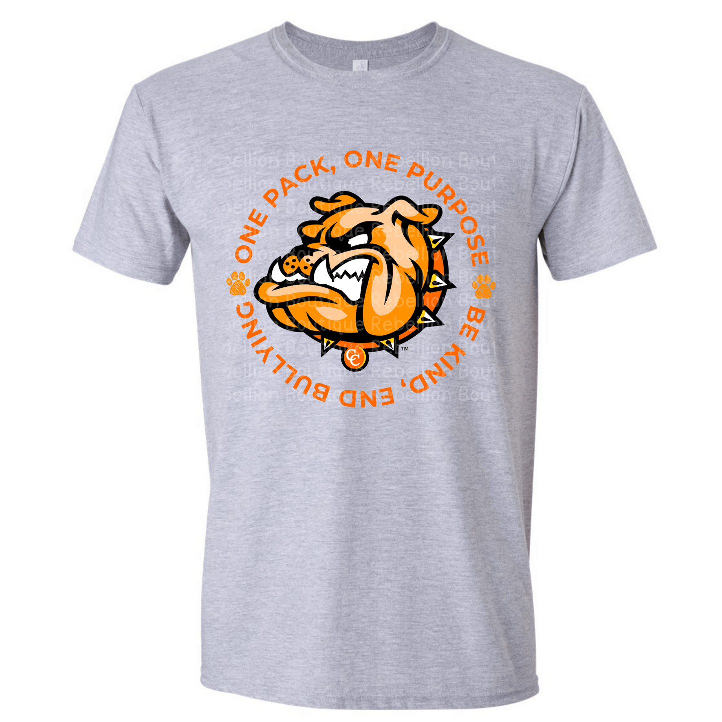 Copperas Cove Bulldawgs Orange Out Be Kind, End Bullying Adult Tee or Youth Tee