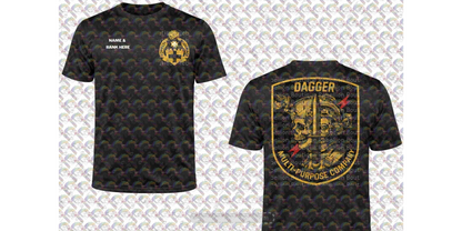 2-5 Cav, 1 ABCT Dagger Company Crewneck Sweatshirt, Long Sleeve or Short Sleeve Shirt