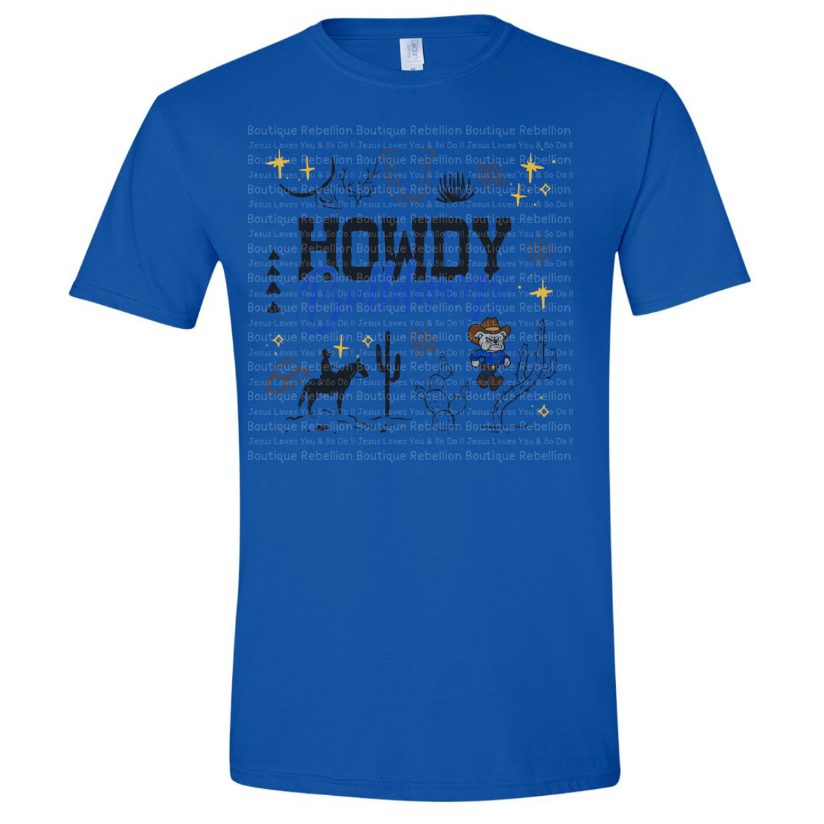 Howdy Bulldawgs Short Sleeve Adult Tee or Youth Tee