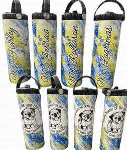 PERSONALIZED Bulldawg Paw Print 20oz Tumbler