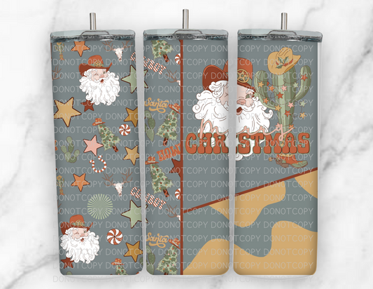 Country Santa 20oz Tumbler