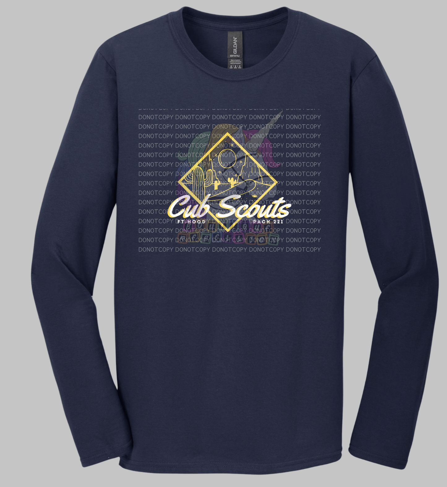 Cub Scouts Pack 221 Ft. Hood - Adult Short Sleeve or Long Sleeve Tee