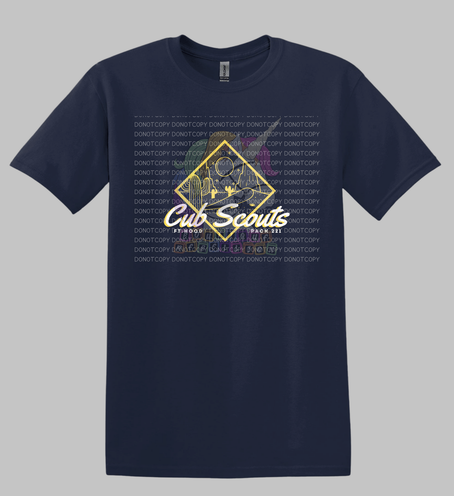 Cub Scouts Pack 221 Ft. Hood - Adult Short Sleeve or Long Sleeve Tee