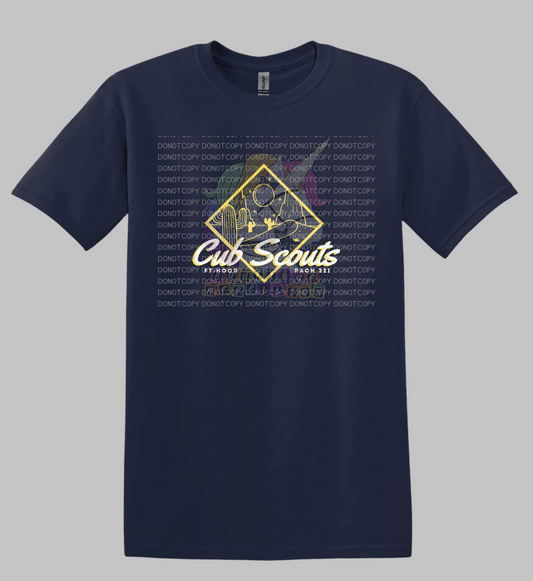 Cub Scouts Pack 221 Ft. Hood - Adult Short Sleeve or Long Sleeve Tee