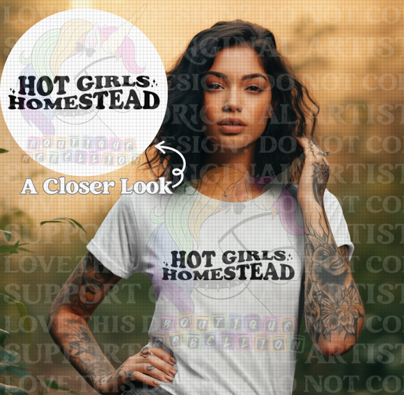 Hot Girls Homestead DTF  Transfer