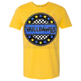 Hettie Halstead Elementary Bulldawgs Circle Crewneck Sweatshirt, Long or Short Sleeve Adult Tee