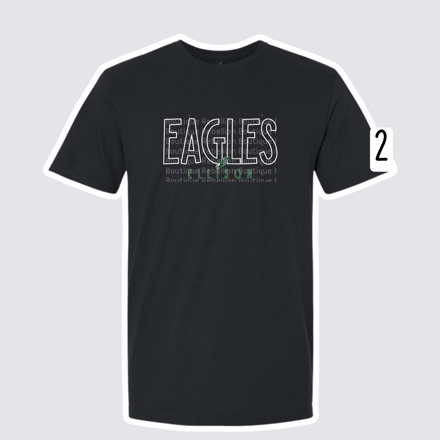 Ellison Eagles 2026 Spirit Wear Exclusive Design 2 Adult Tee, Long Sleeve or Sweatshirt